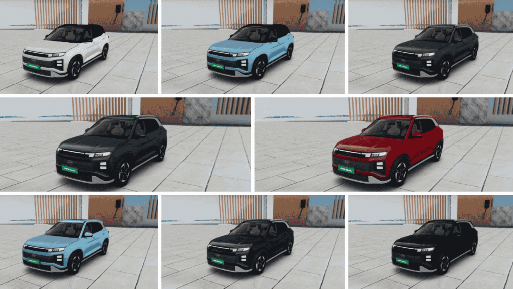 Hyundai Creta Electric car variants