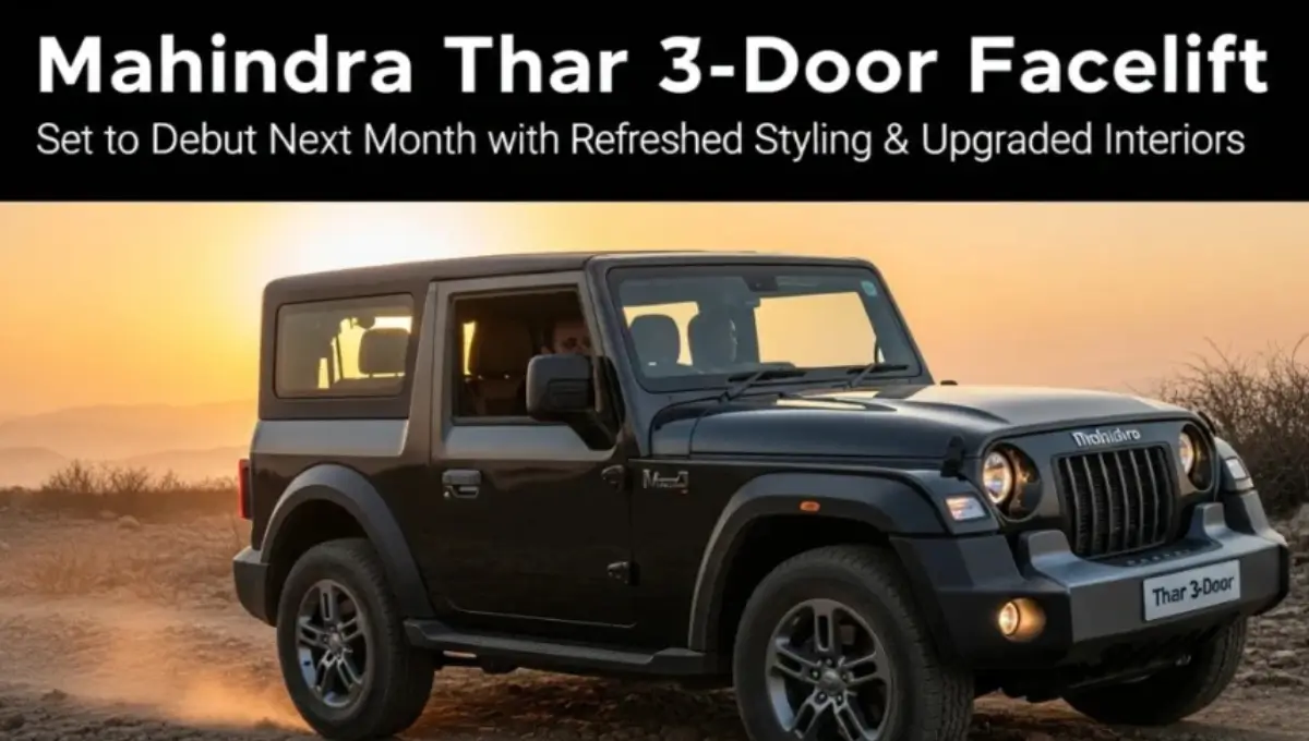 Mahindra Thar 3-door Facelift