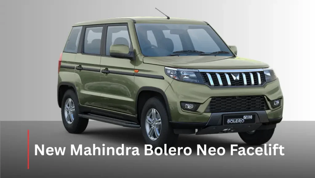 New Mahindra Bolero Neo Facelift