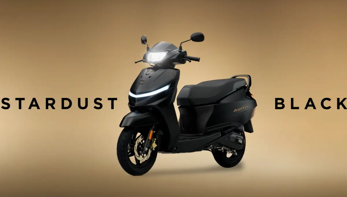 TVS Jupiter Stardust Black Edition launched in India