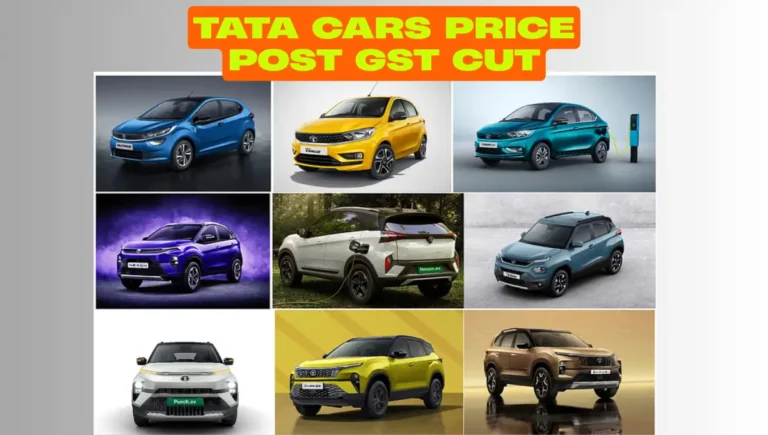 Tata Cars Price Post GST Cut