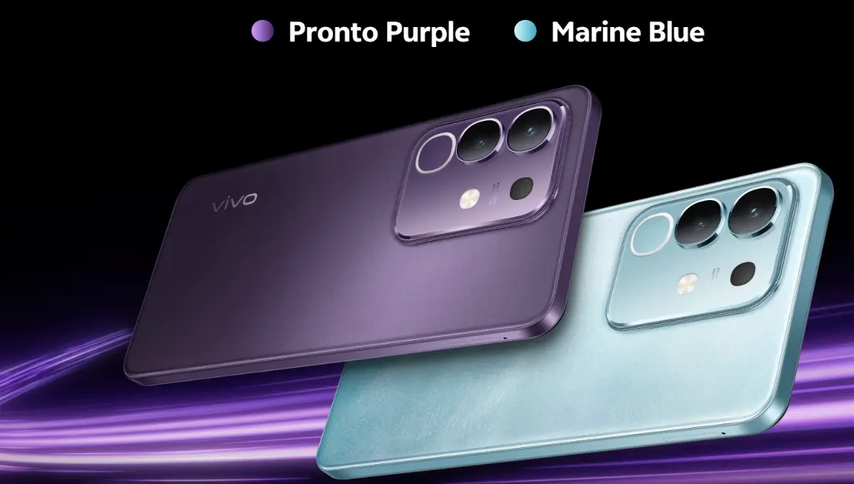 Vivo T4x 5G new color Pronto purple & Marine Blue