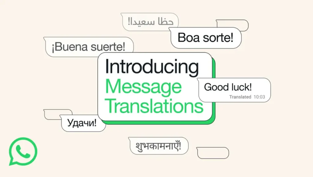 whatsapp message translation feature